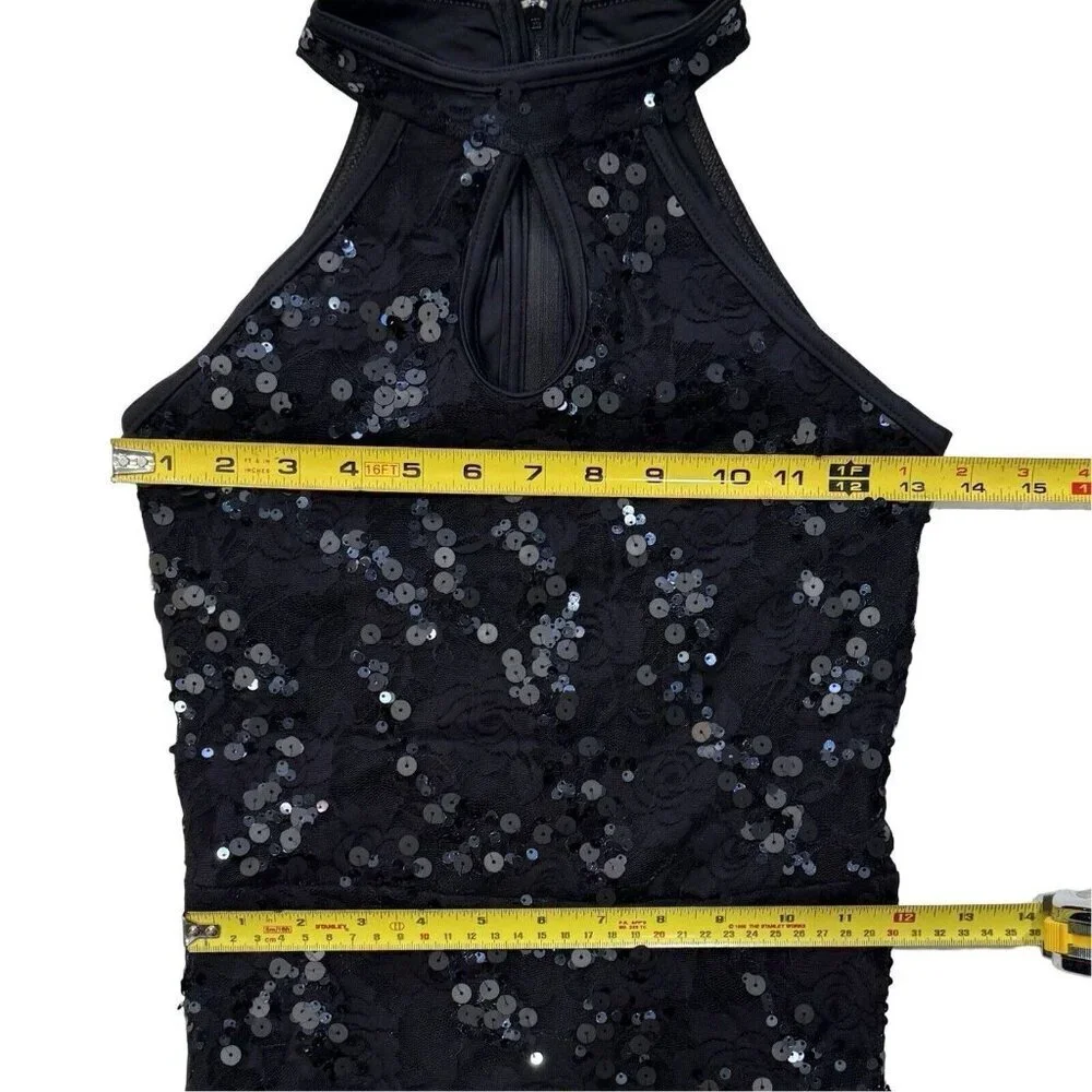 Weissman black sequin